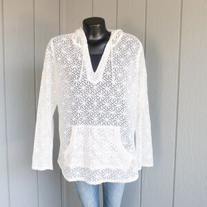EMPYRE Hooded Lace Top